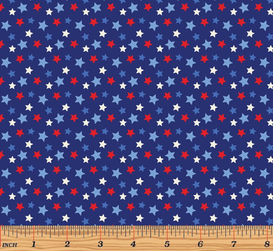 Patriotic Stars - Navy