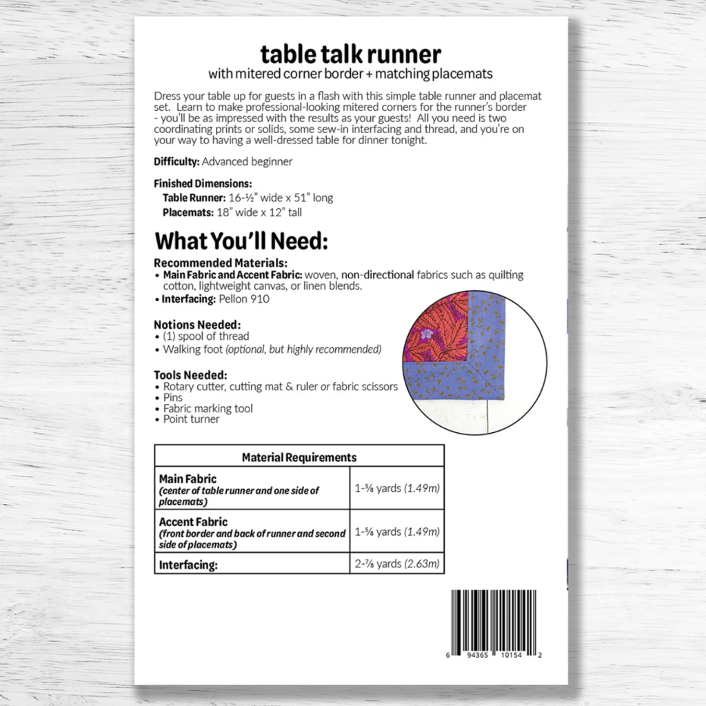 Studio M Squared - Table Talk Runner and Placemats