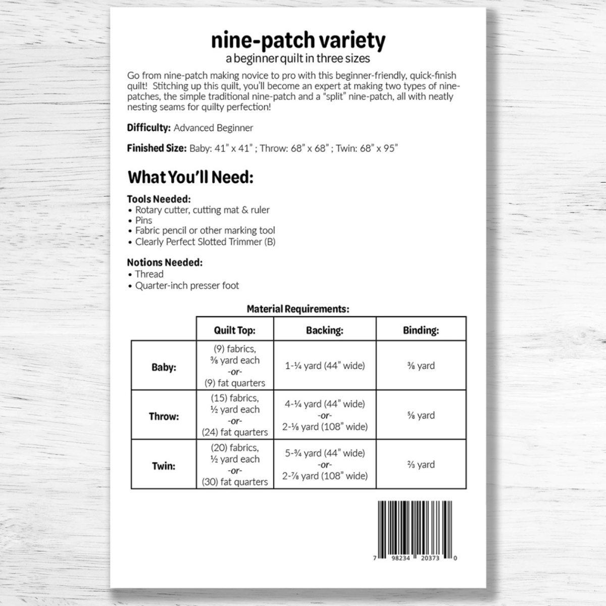 Studio M Squared - Nine-Patch Variety