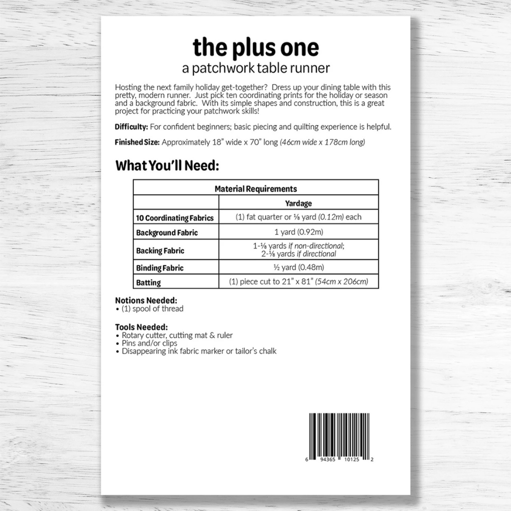 Studio M Squared - The Plus One Tablerunner