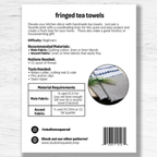 Studio M Squared - Fringed Tea Towels