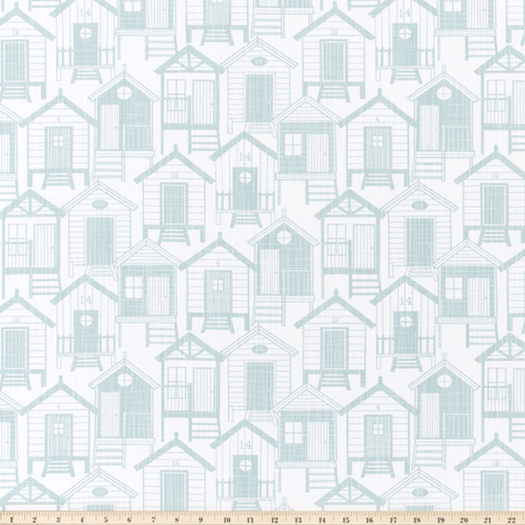 Upholstery Slub Canvas - Surf Shack - Blue Haze