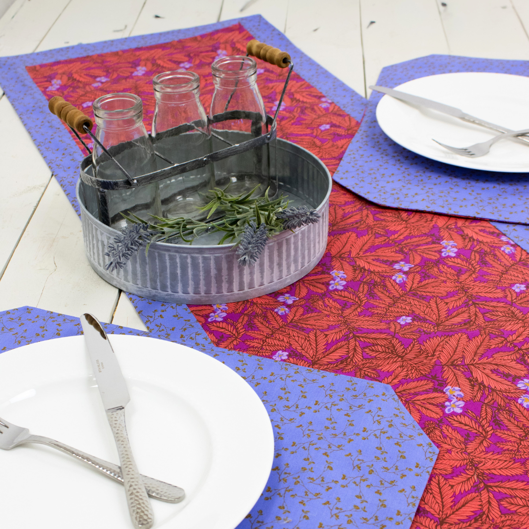 table talk runner + placemats