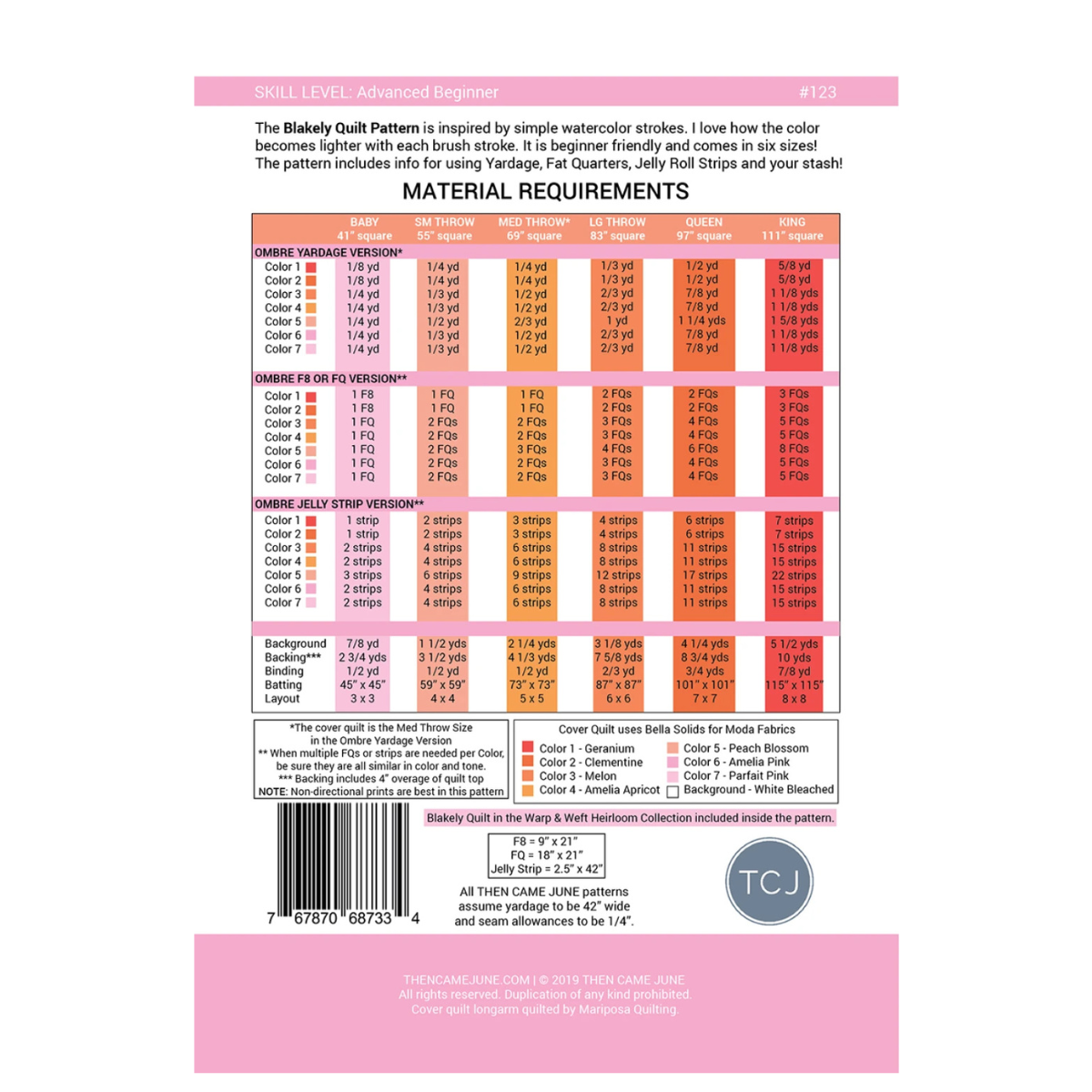 Then Came June - Blakely Quilt