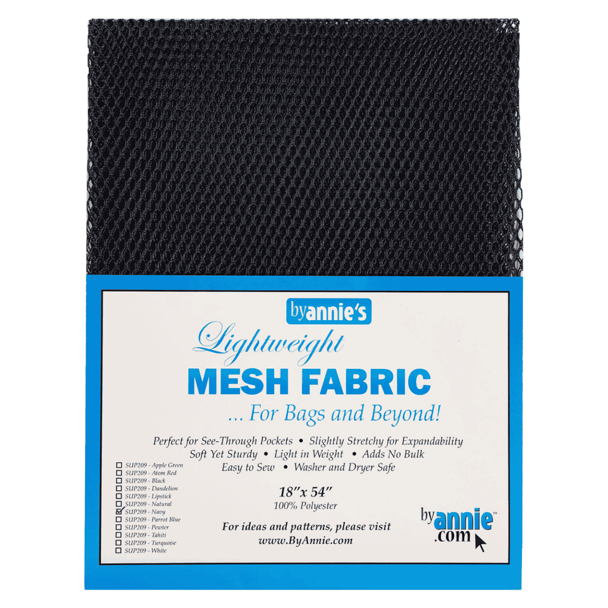 Lightweight Mesh Fabric - 18"x 54"