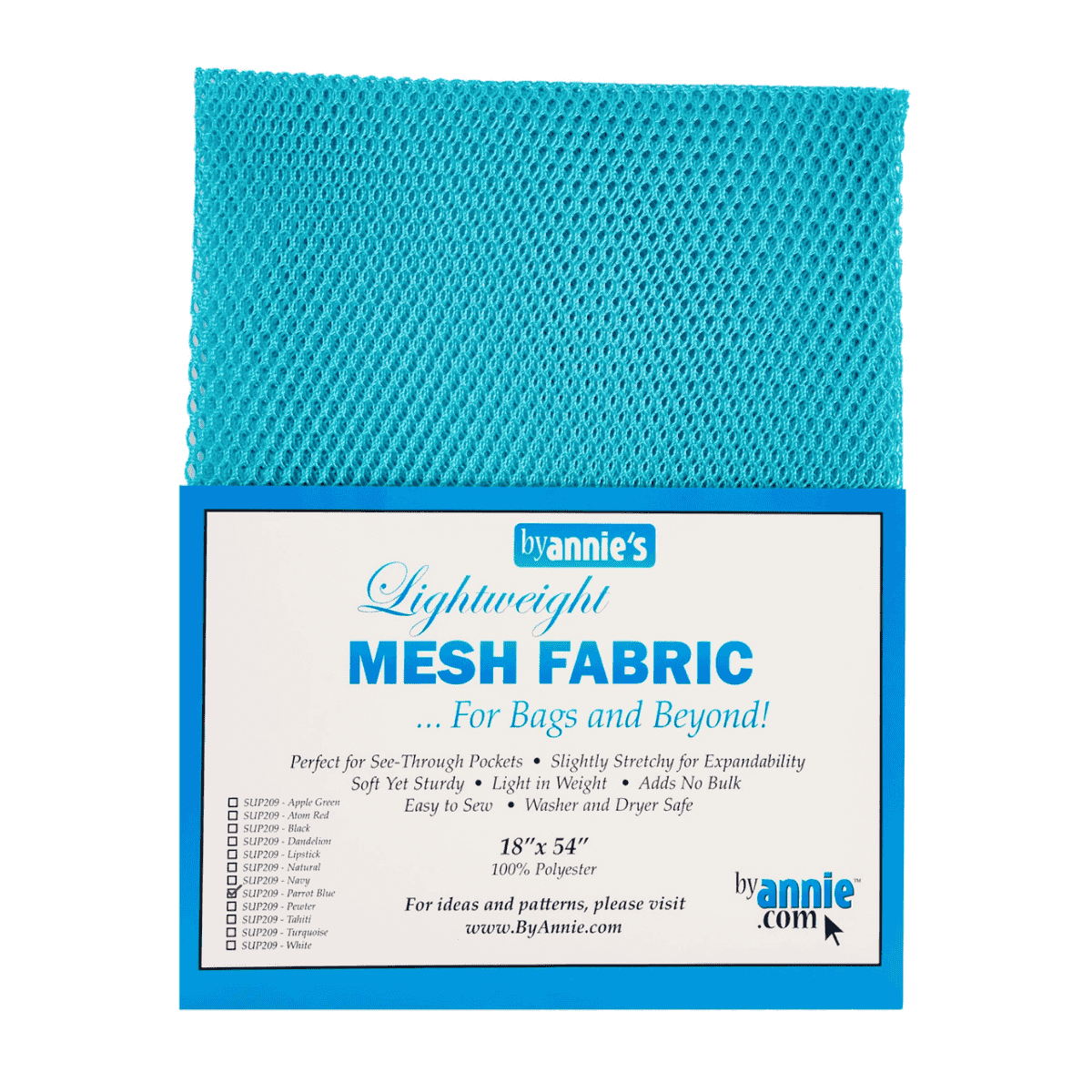 Lightweight Mesh Fabric - 18"x 54"