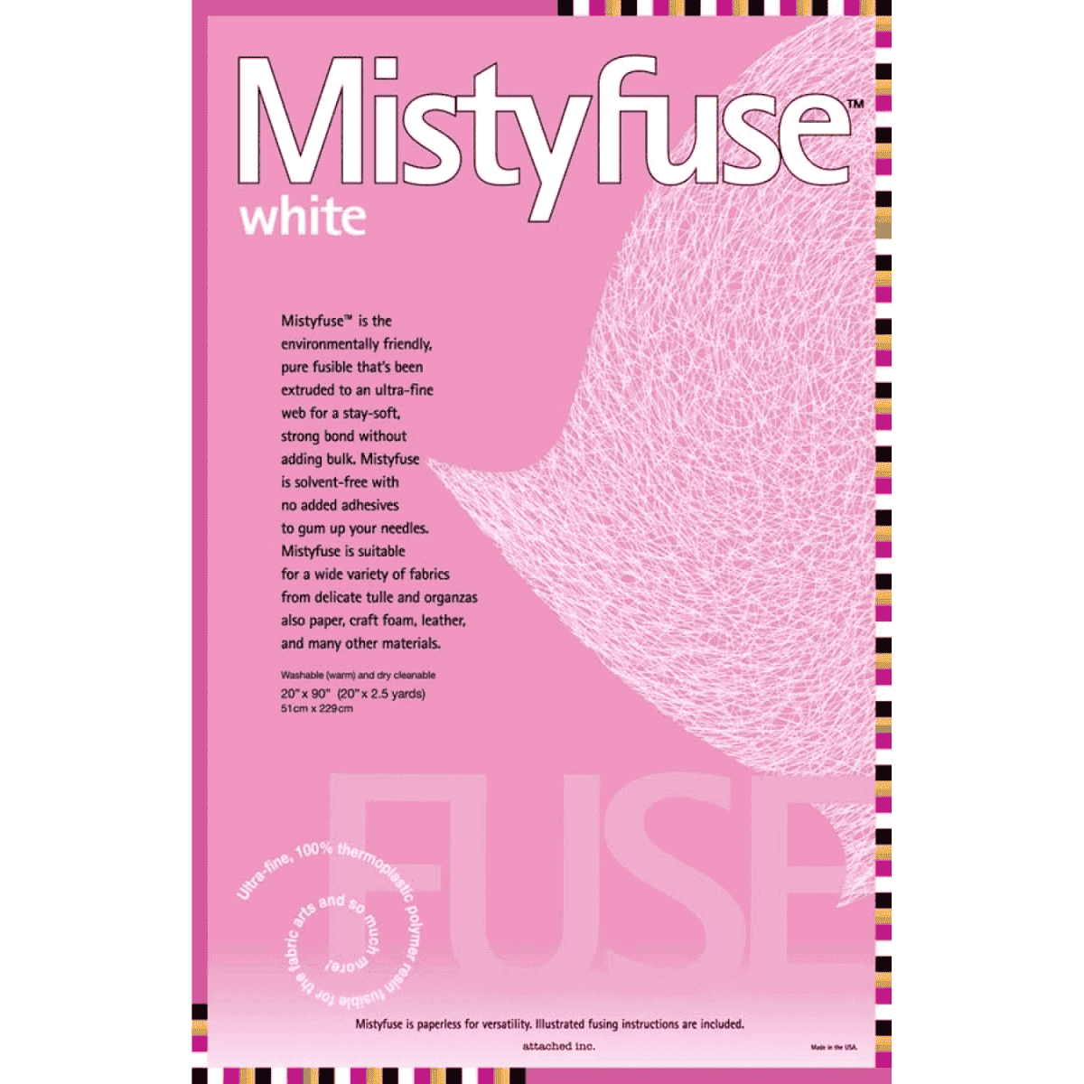 Mistyfuse - 20" x 90" pkg - White