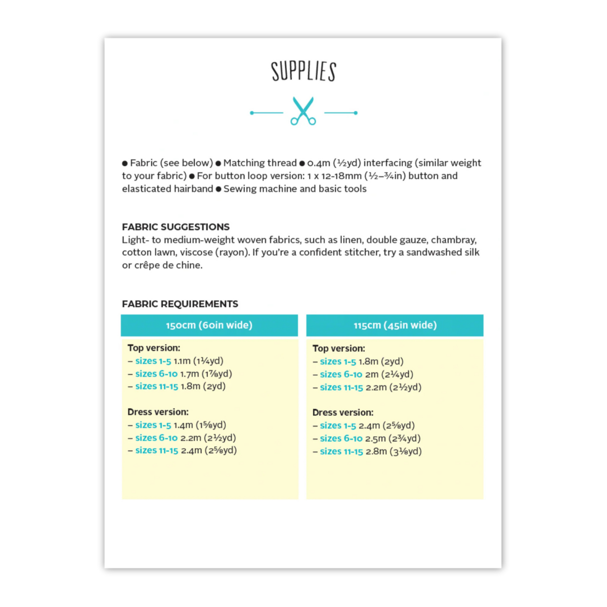 Tilly & the Buttons - Stevie Tunic Pattern