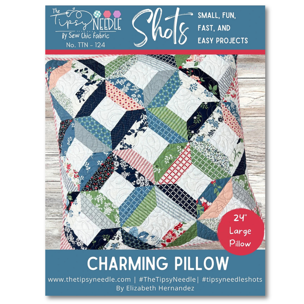 The Tipsy Needle - Shots Charming Pillow Pattern