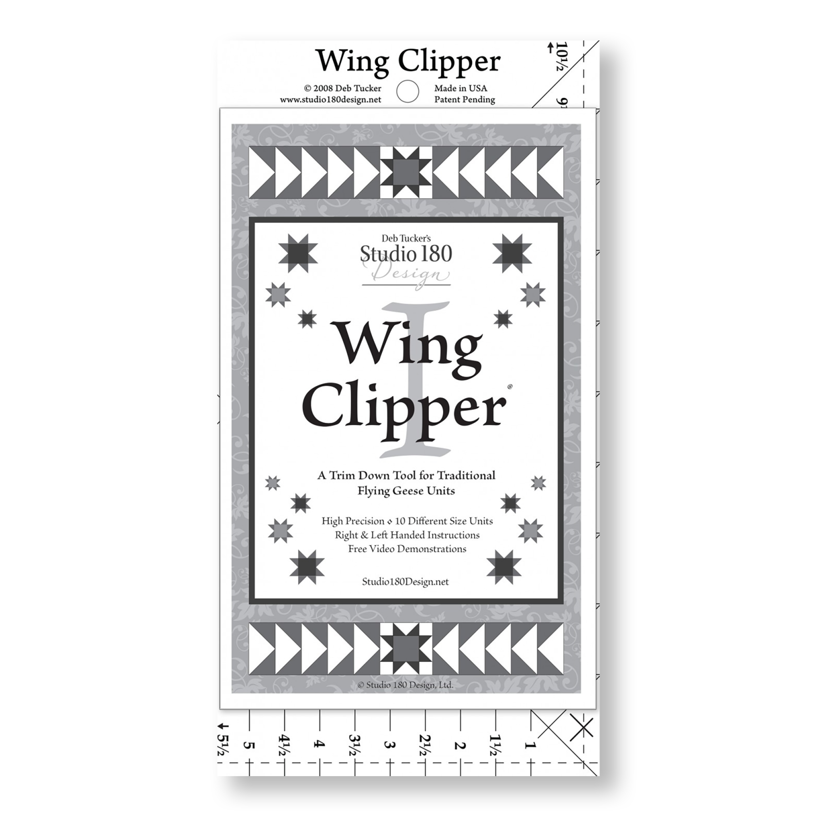 Wing Clipper Flying Geese Trim Tool