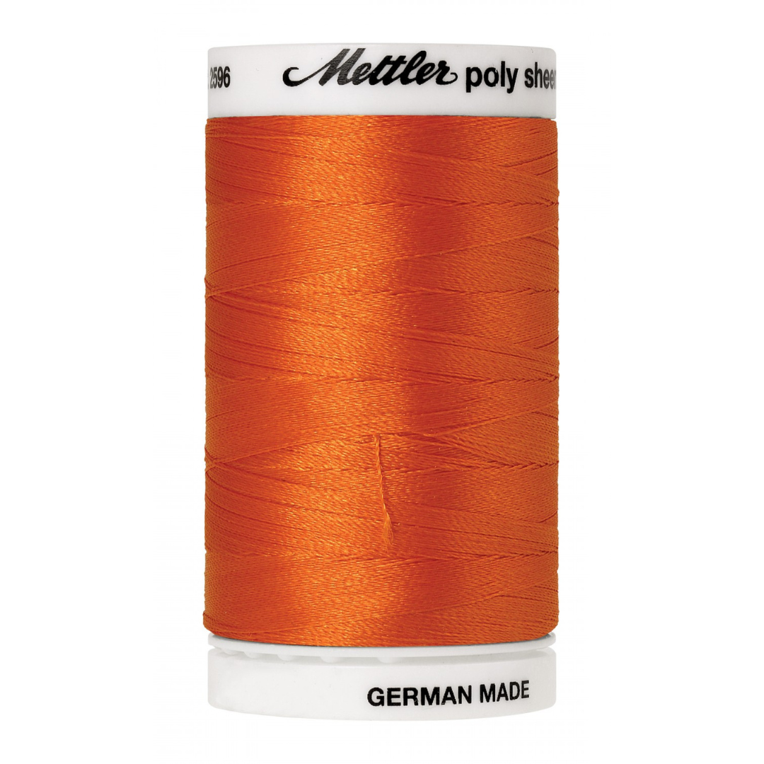 Mettler Poly Sheen Thread - 875 yds - Pumpkin