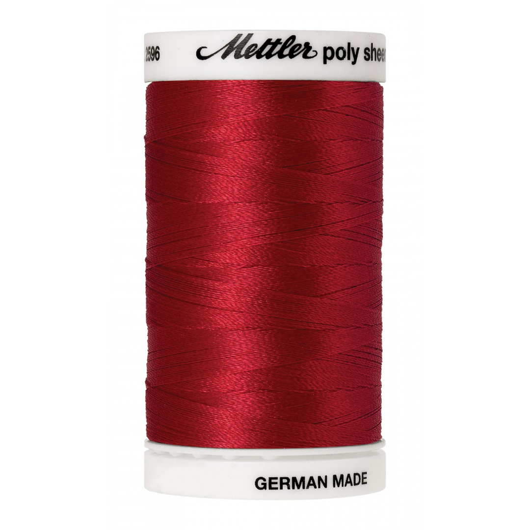 Mettler Poly Sheen Thread - 875 yds - Poinsettia