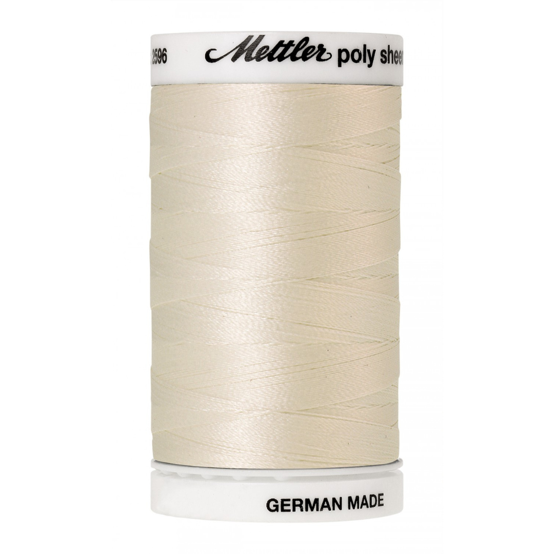 Mettler Poly Sheen Thread - 875 yds - Cream
