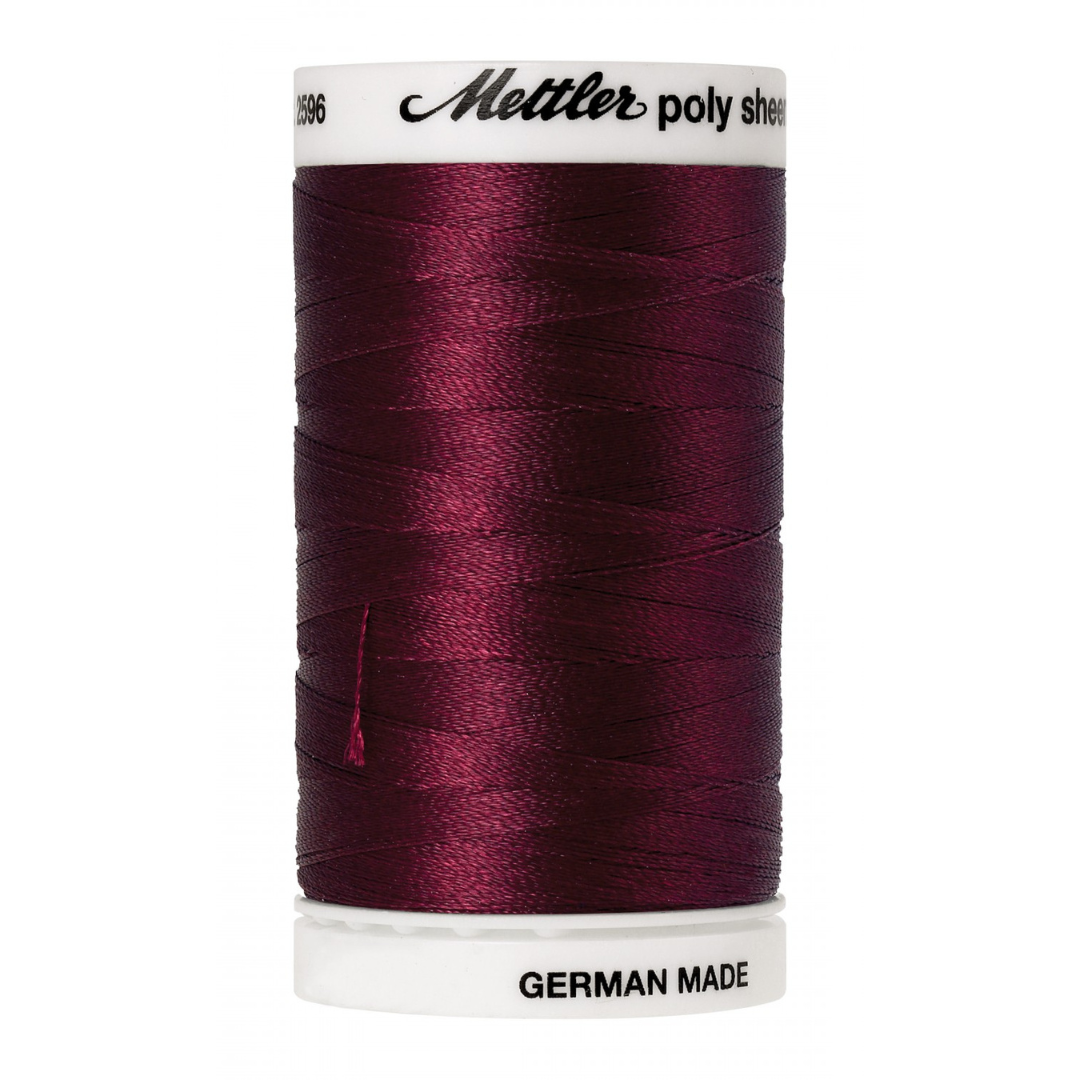 Mettler Poly Sheen Thread - 875 yds - Cranberry
