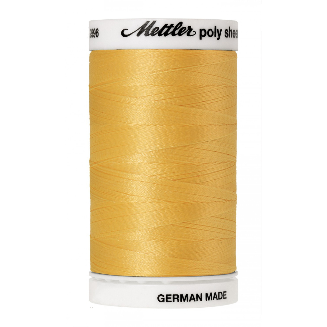 Mettler Poly Sheen Thread - 875 yds - Buttercup