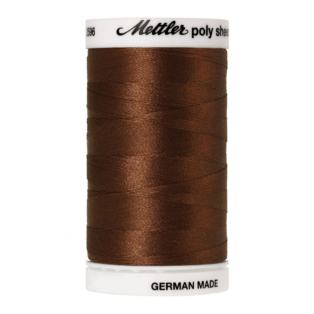 Mettler Poly Sheen Thread - 875 yds - Bark