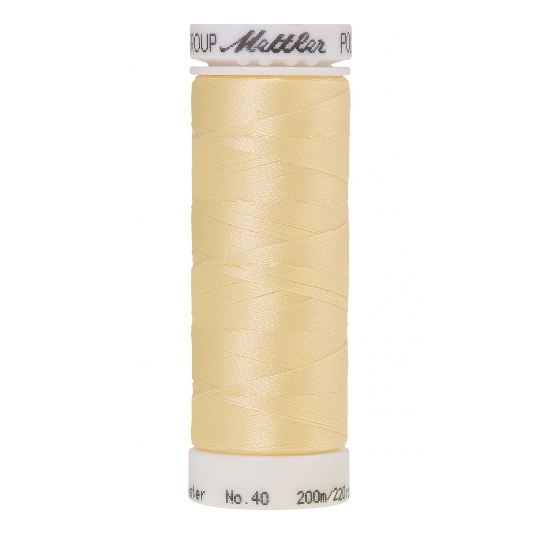 Mettler Poly Sheen Thread - 220 yds - Vanilla