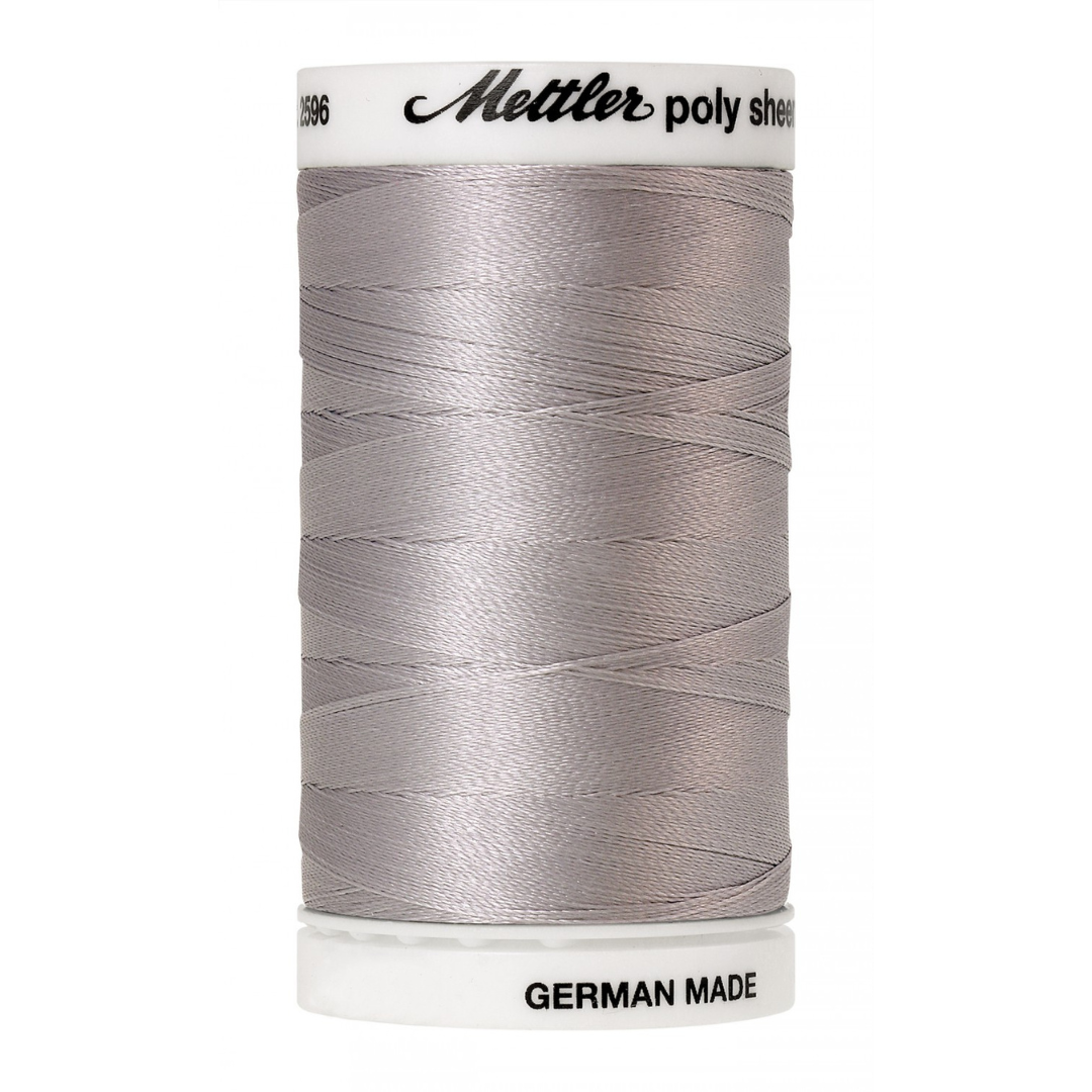 Mettler Poly Sheen Thread - 875 yds - Silver