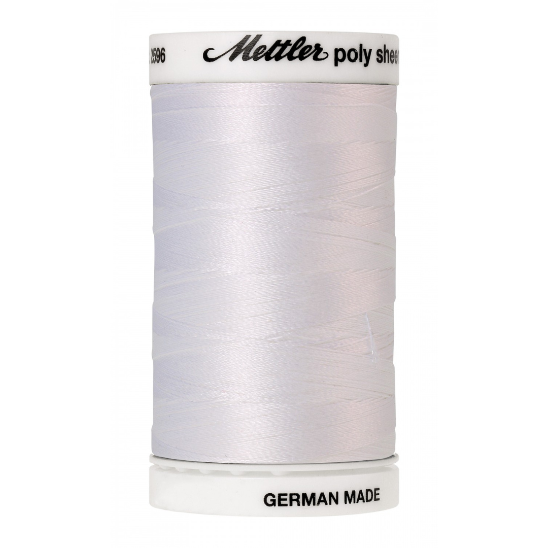 Mettler Poly Sheen Thread - 875 yds - White