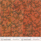 Kantha Cloth - Vine - Persimmon