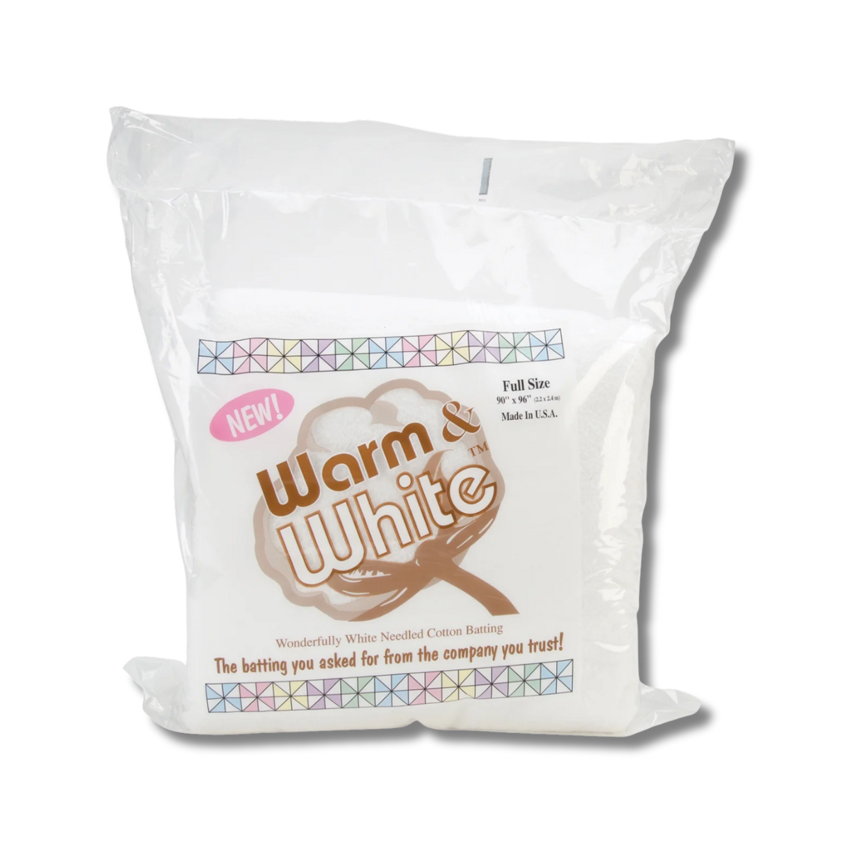 Warm & White Batting - Full Size - 90" x 96"