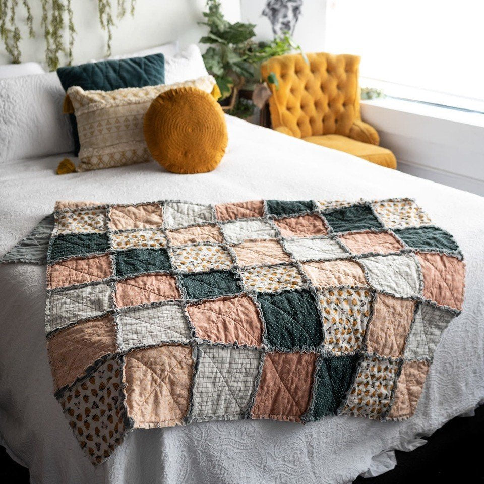 weekend rag quilt - weekend