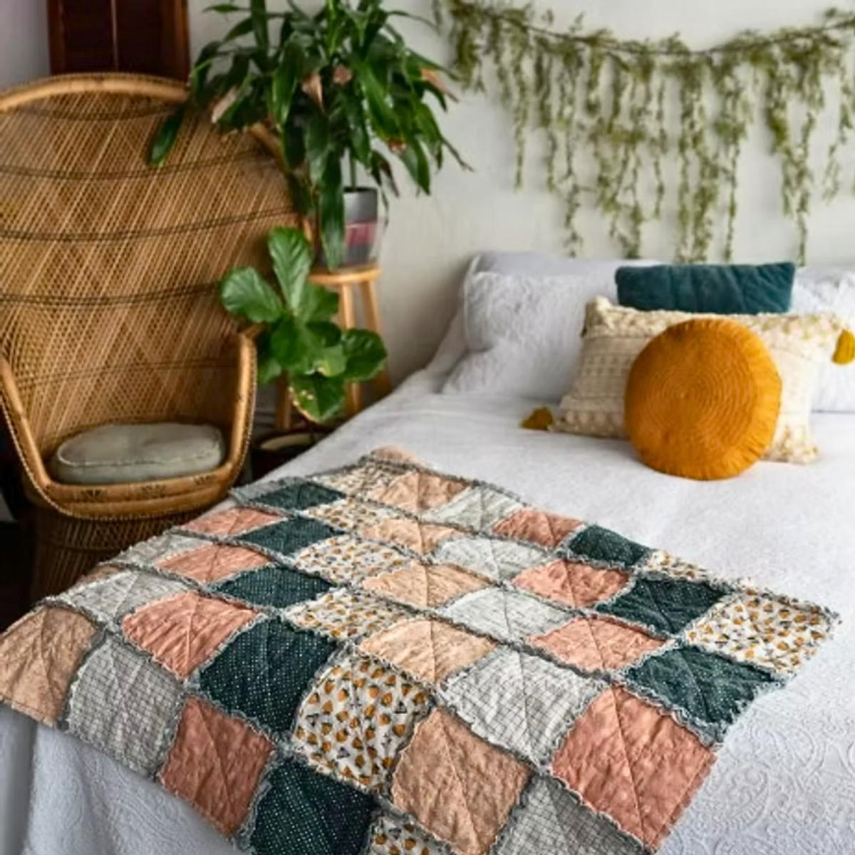 weekend rag quilt - weekend