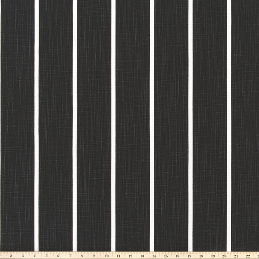 Upholstery Slub Canvas - Windridge - Ink