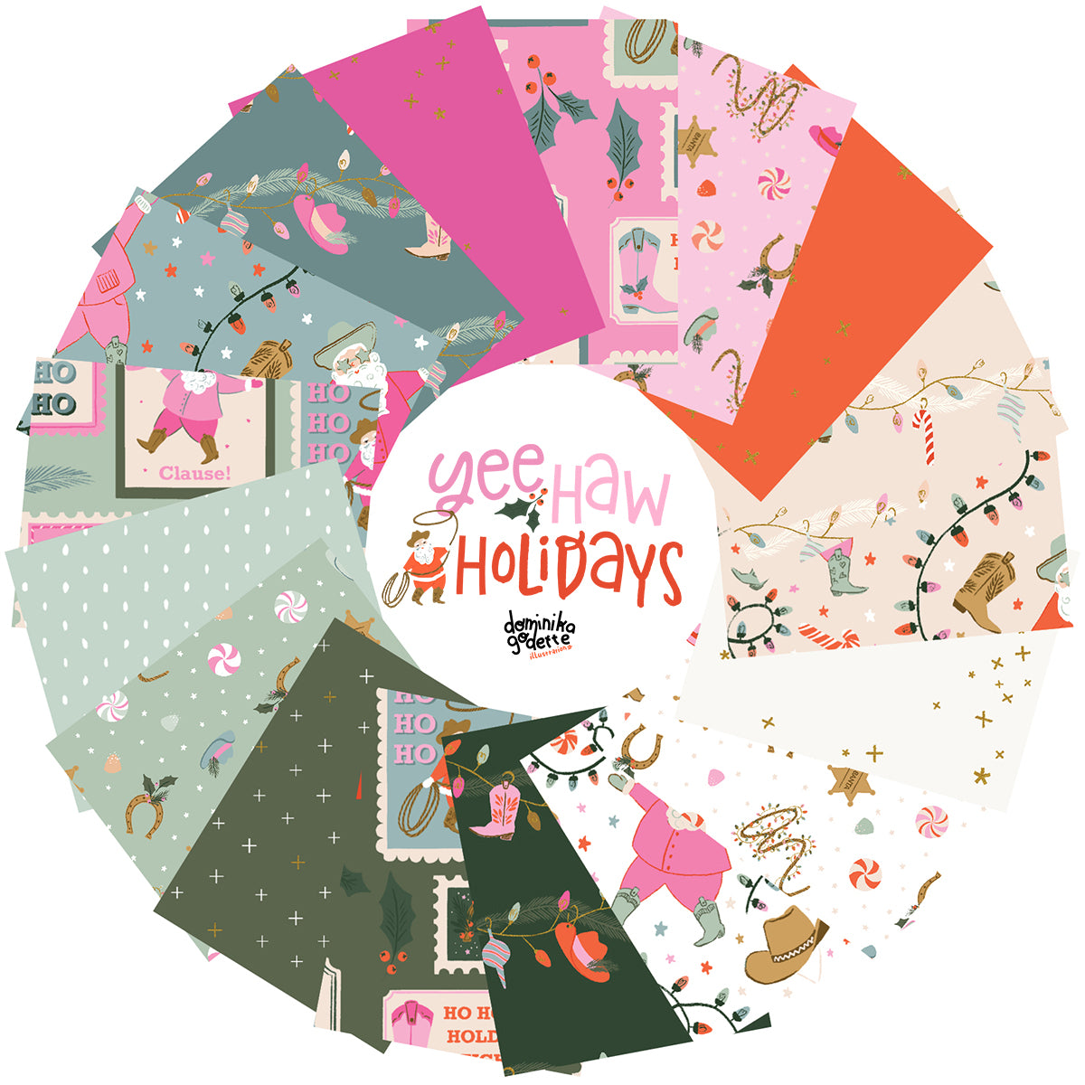 FQ Bundle - Yee-Haw Holidays - 17 pieces