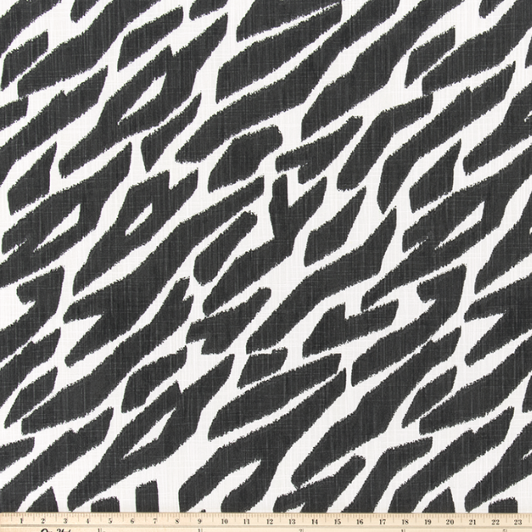 Upholstery Slub Canvas - Zany - Ink