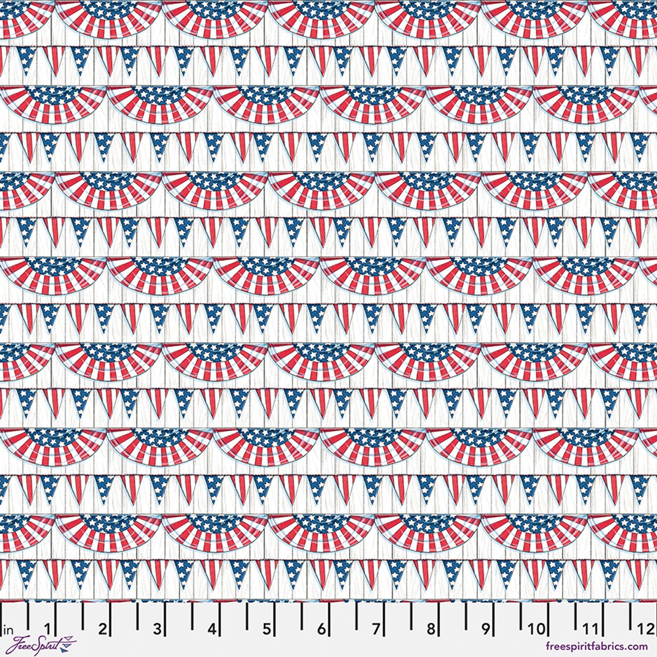 Happy Birthday America - America's Birthday Bunting - Red