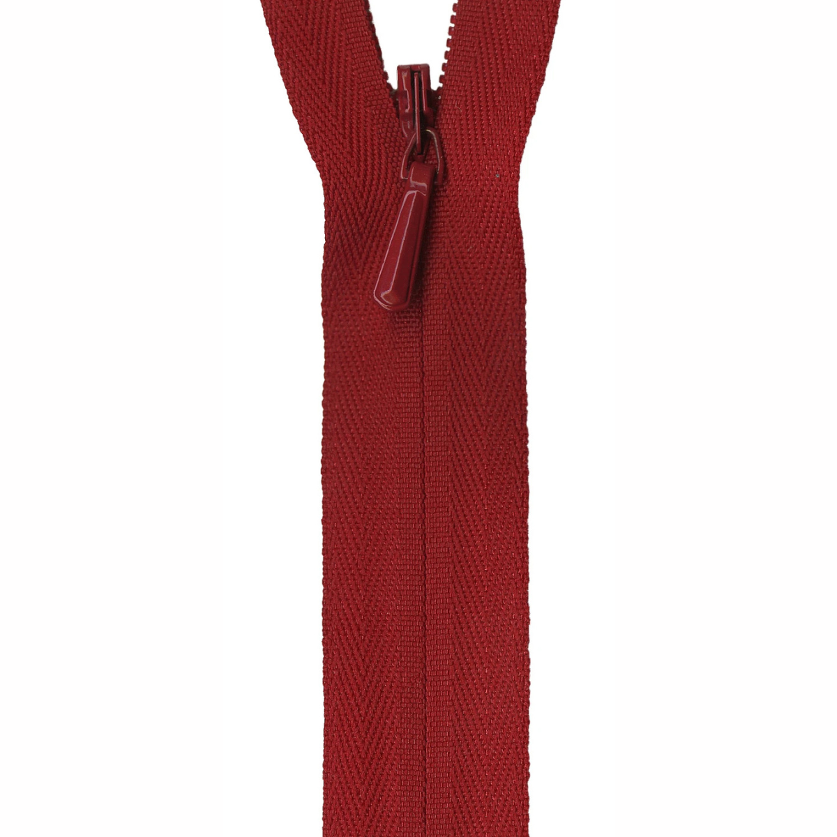 YKK Invisible Zipper - Apple Red