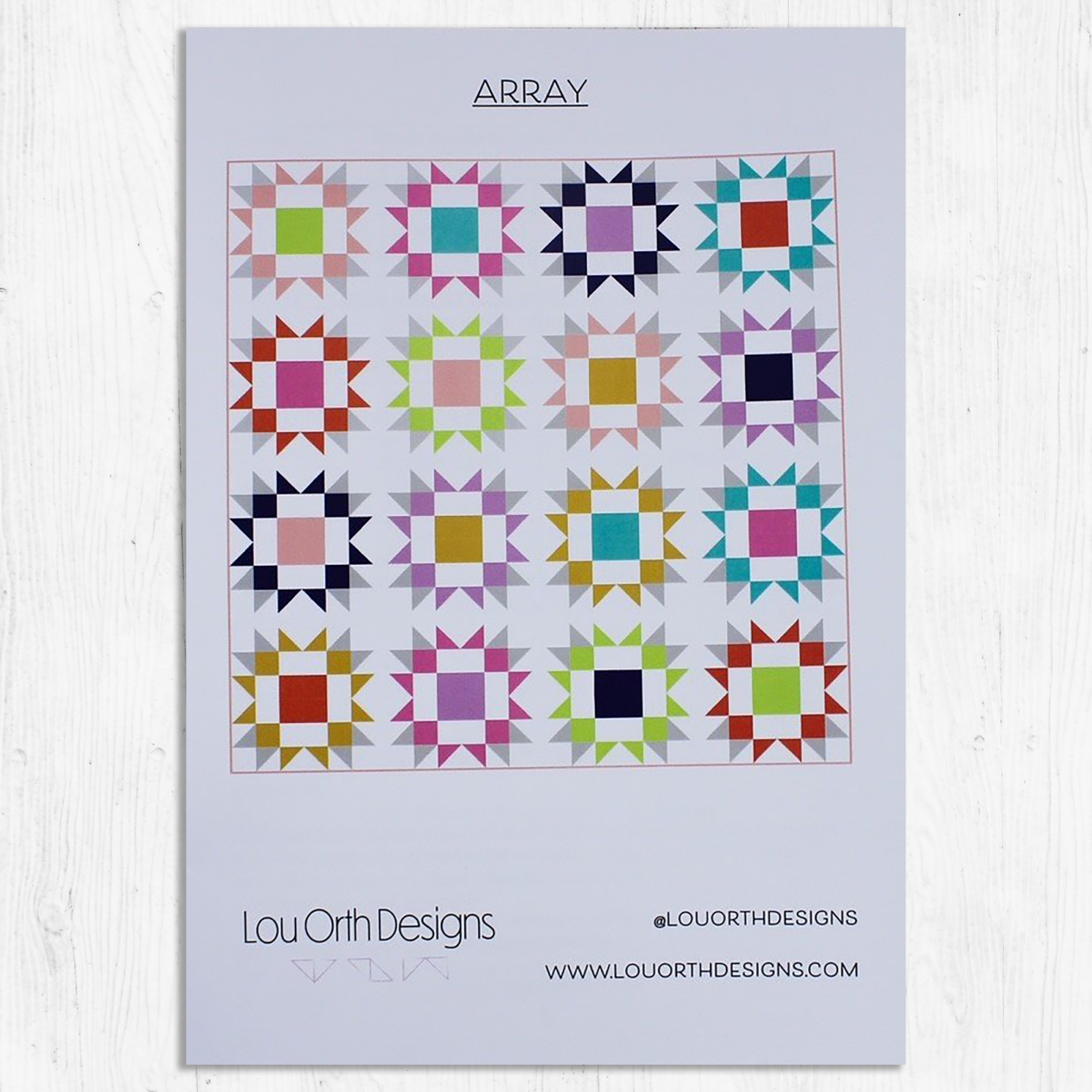 Lou Orth Designs - Array Quilt Pattern