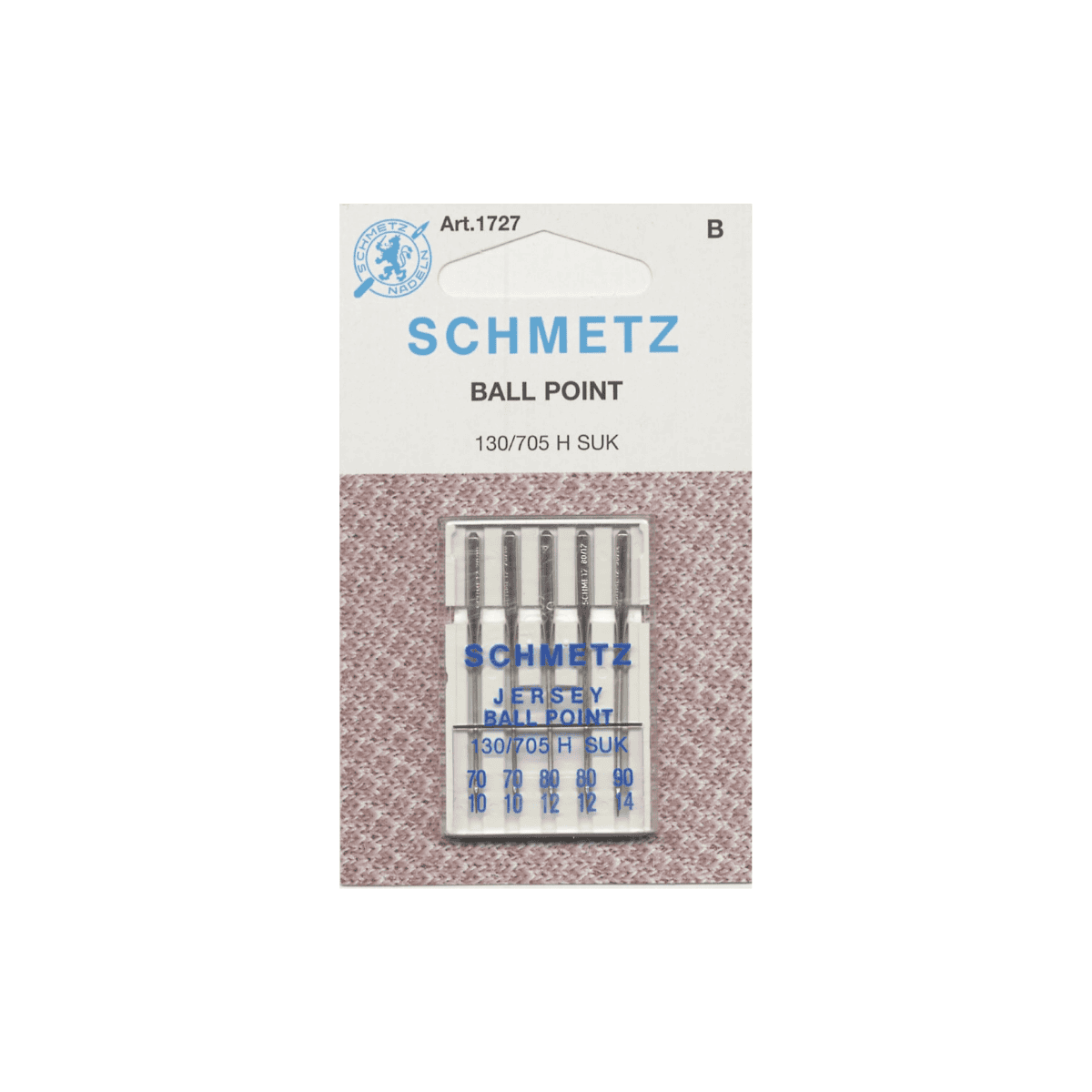 Schmetz Jersey/Ballpoint Assortment 70/80/90