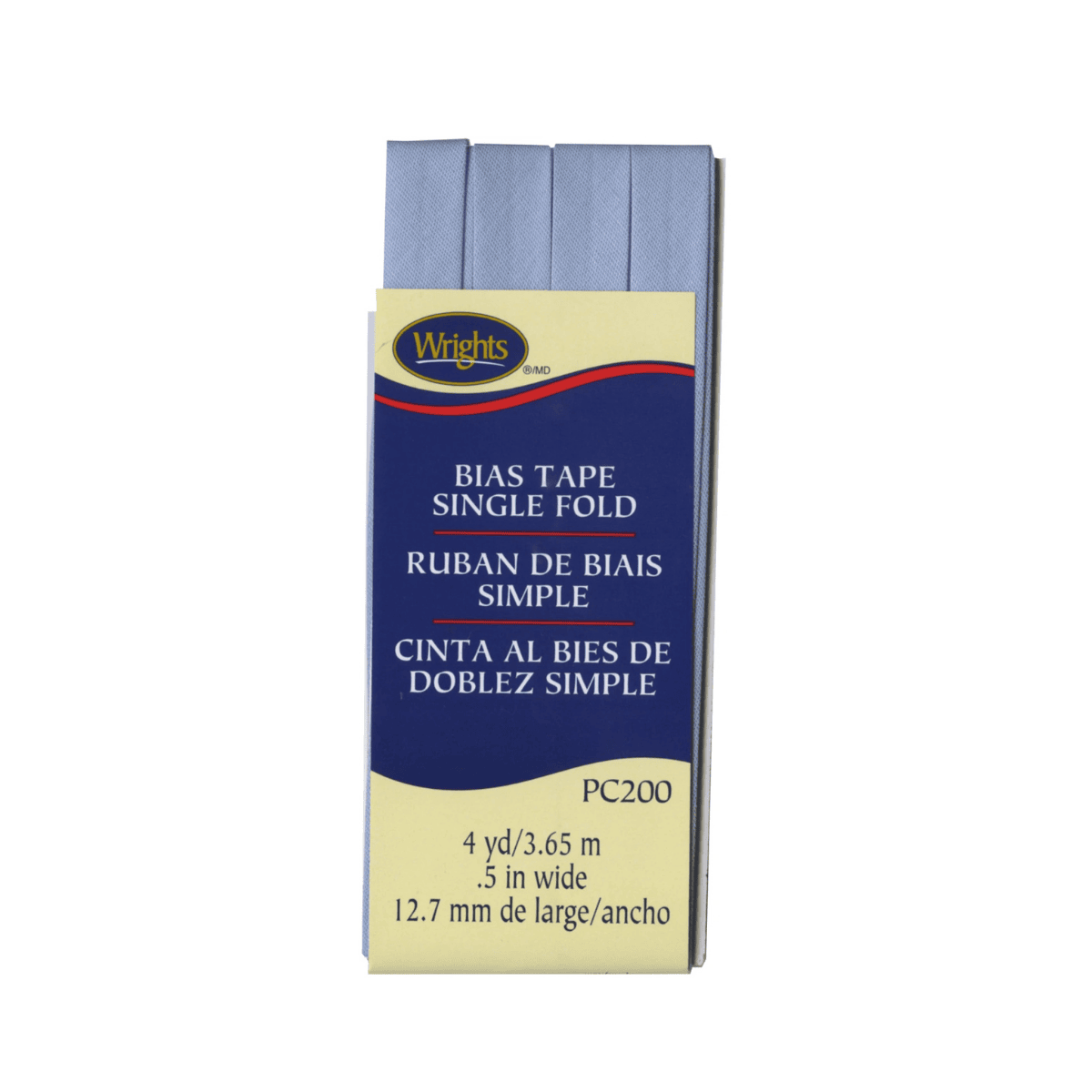 Single Fold Bias Tape Light Blue