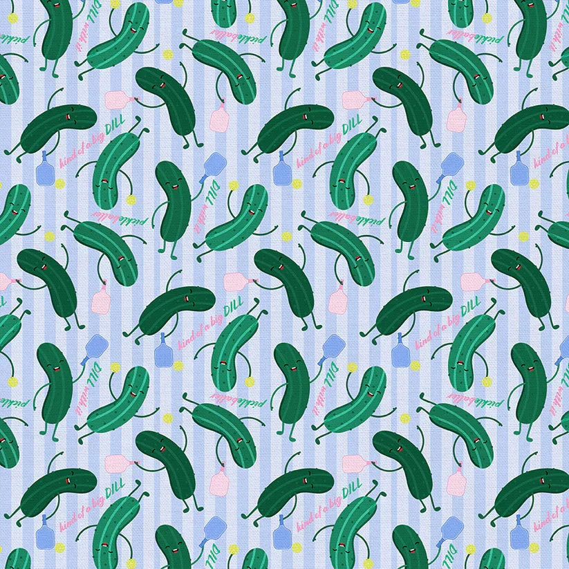 Pickleball Playtime - Big Dill - Blue