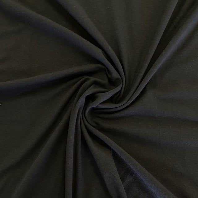 Solid Jersey Knit - Caviar