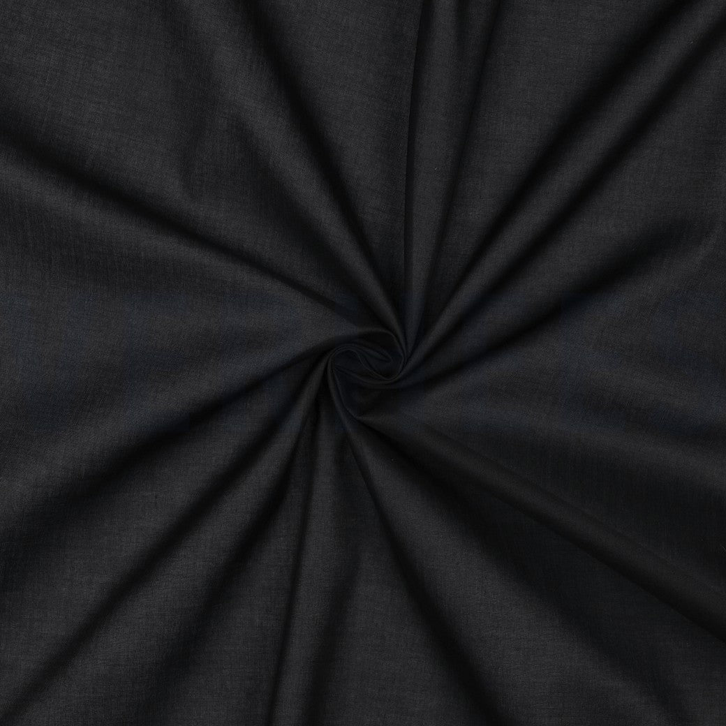 Cotton Voile - Solid Black