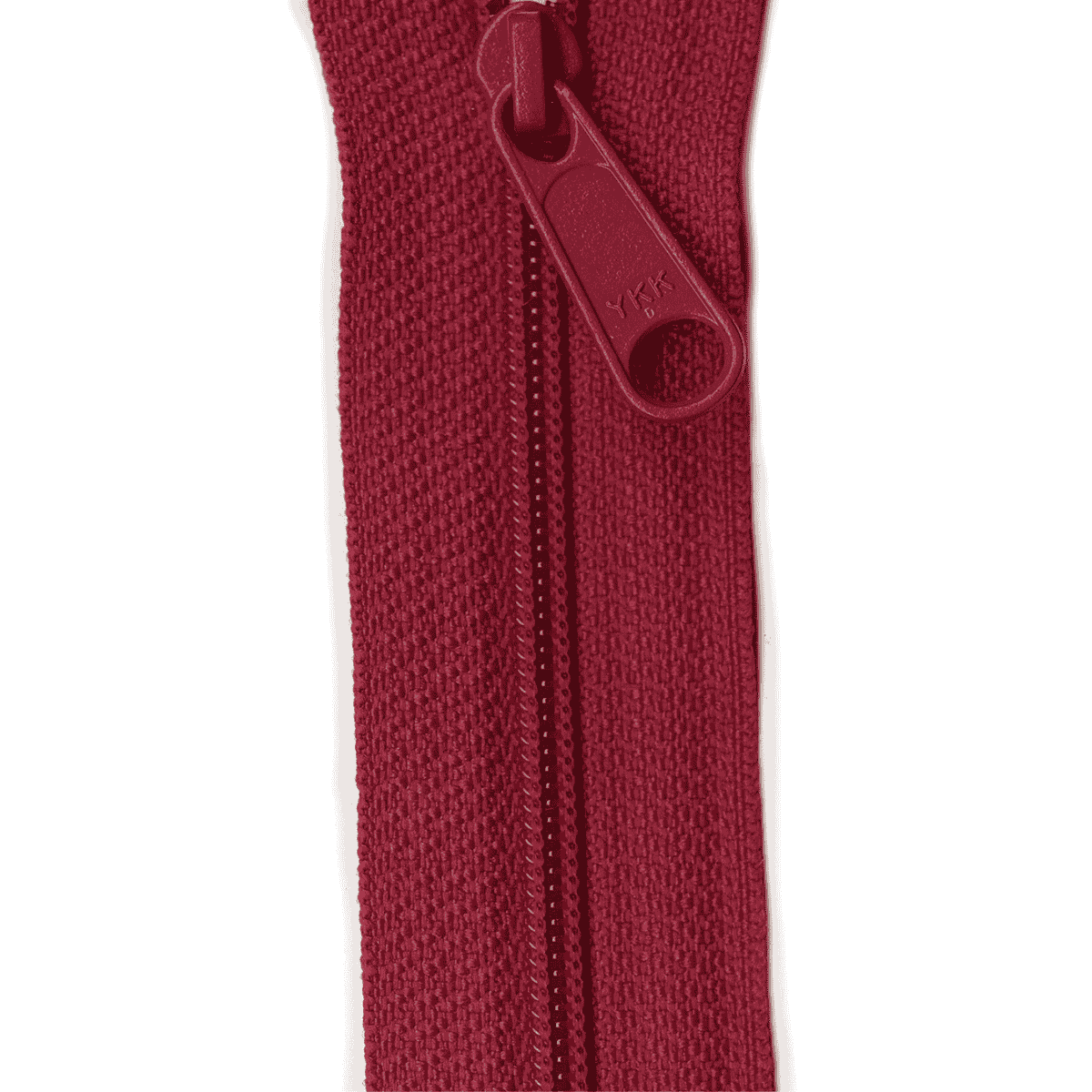 YKK Ziplon Designer Accents - 9 in - Burgundy