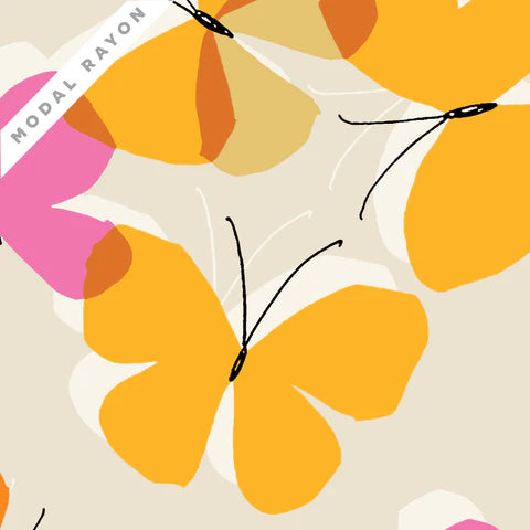 Summer Sun Rayon - Butterfly Cut Out