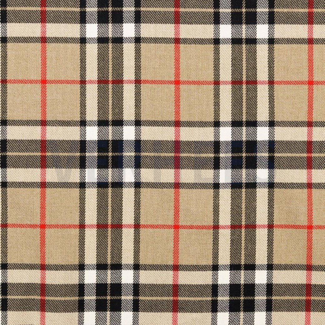 Tartan Check Flannel - Camel