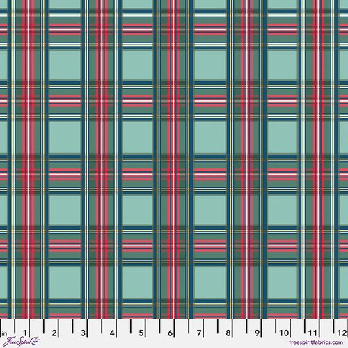 Christmas Cabin - Tartan Tradition - Aqua