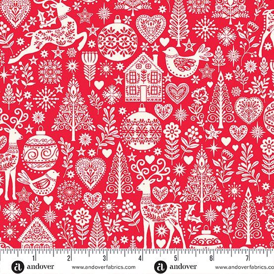 Scandi - Christmas - Red