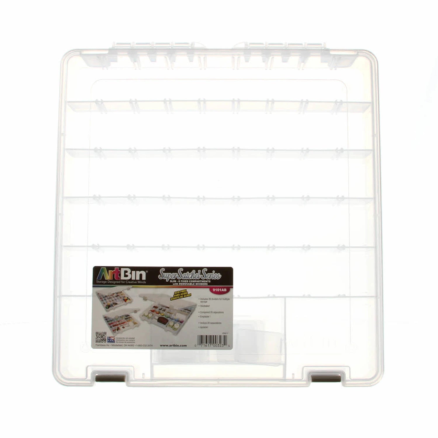 6-Compartment Slim Super Satchel Box