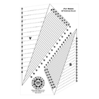Fat Robin 16-Point Mariner's Compass Book and Ruler Combo