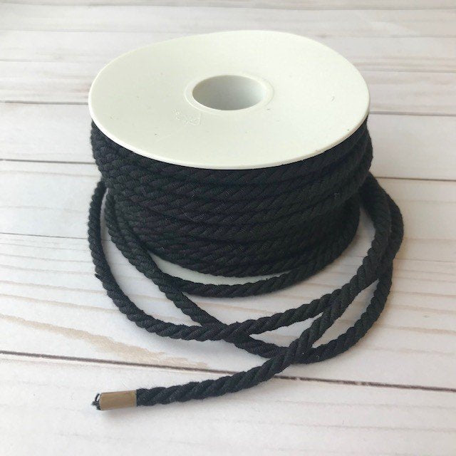 Cording - Black 1/4" wide