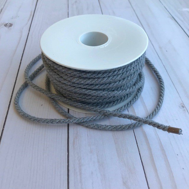 Cording - Gray 1/4" wide
