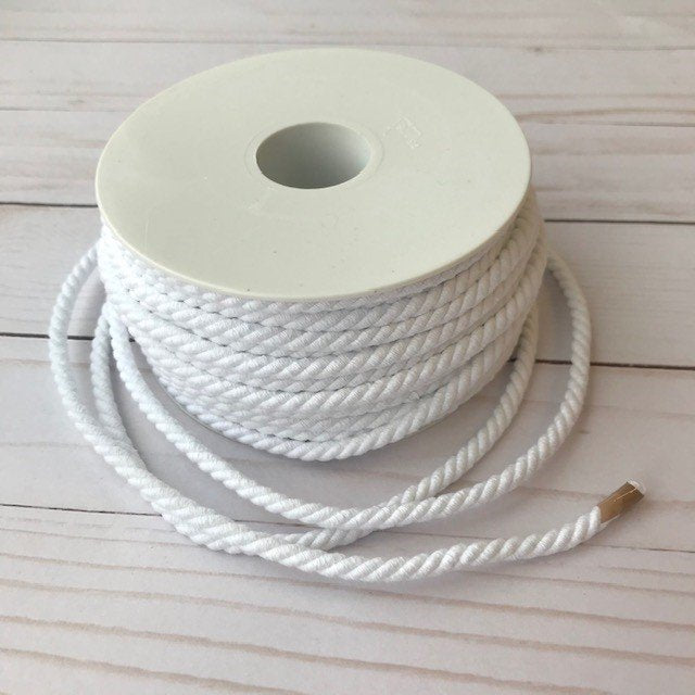 Cording - White 1/4" wide