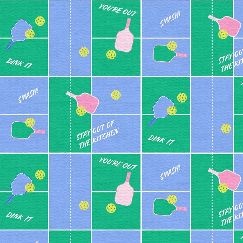 Pickleball Playtime - Courtside - Blue/Green