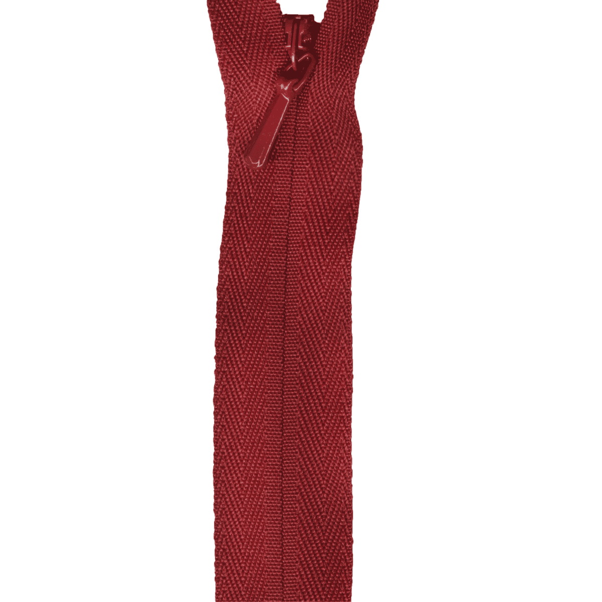 YKK Invisible Zipper - Cranberry